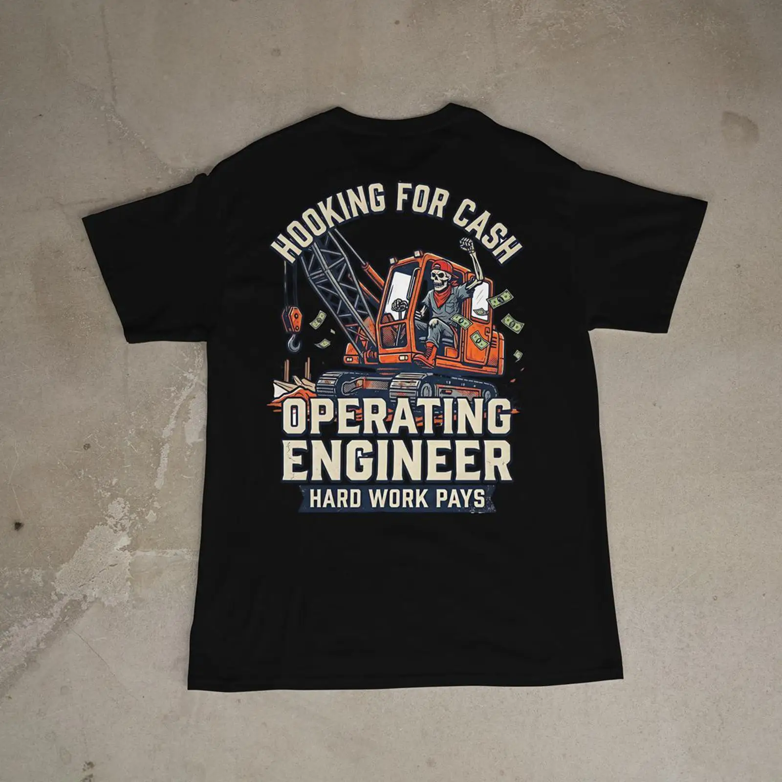 Heavy Equipment Engineer - Operationele ingenieur T-shirt amp quot Hooking