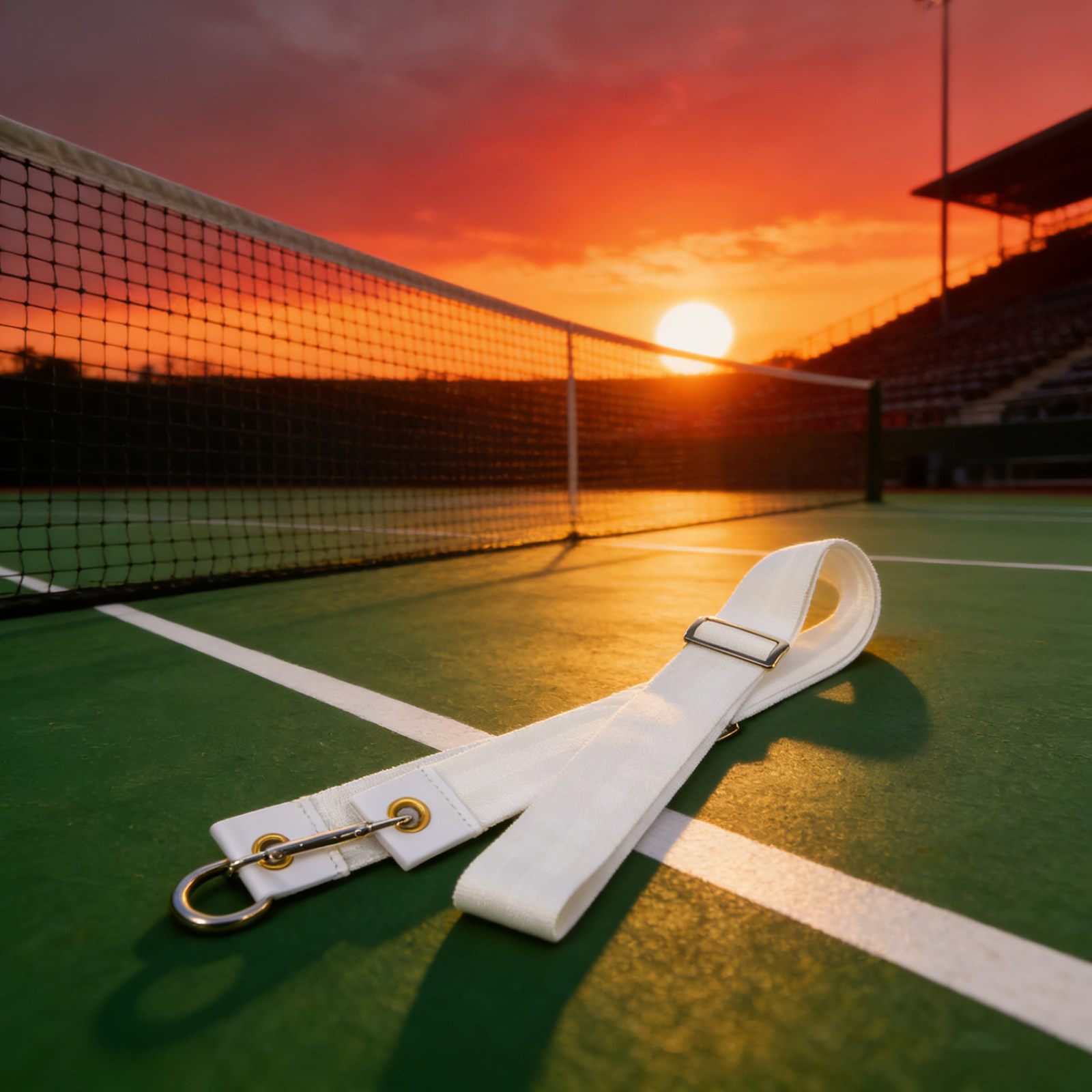 Heavy Equipment Center - Verstelbare tennisnet centrale riem Polyester 39,3x1,97